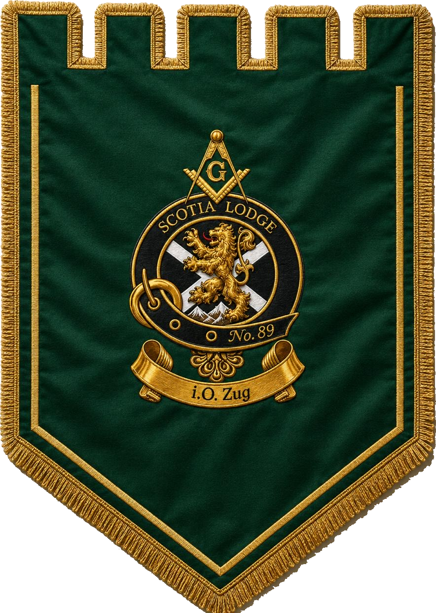 Scotia Lodge No. 89 banner — i.O. Zug